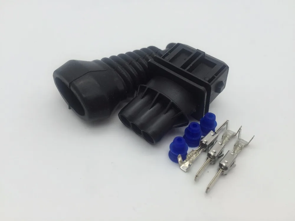 10 компл./лот Tyco/Amp 3 Pin/Way Junior Power Timer (JPT) Карта датчик штепсельная вилка корпус