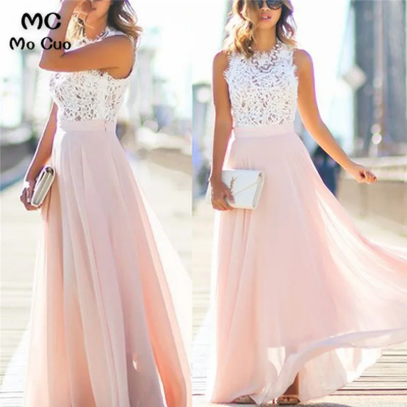 

2019 Blush Pink Bridesmaid Dresses Long with Appliques Lace Formal Wedding Party Dress Tulle Women Bridesmaid Dress