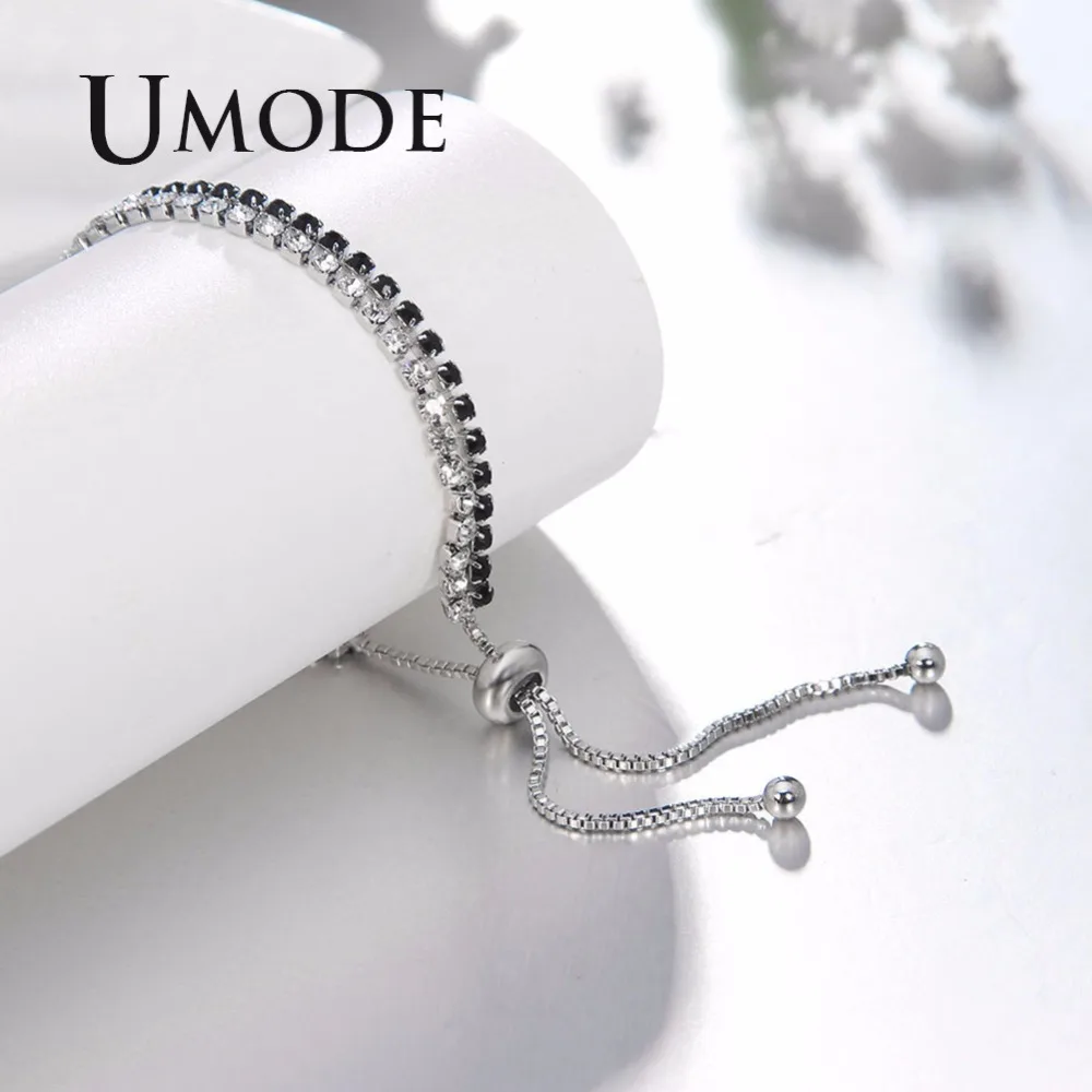 Модный женский браслет с фианитами UMODE Ювелирное Украшение для тенниса