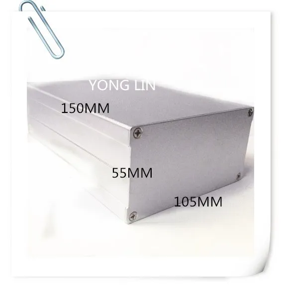 1pcs aluminum box/controller aluminum box/150*105*55aluminum case trainborn underplating