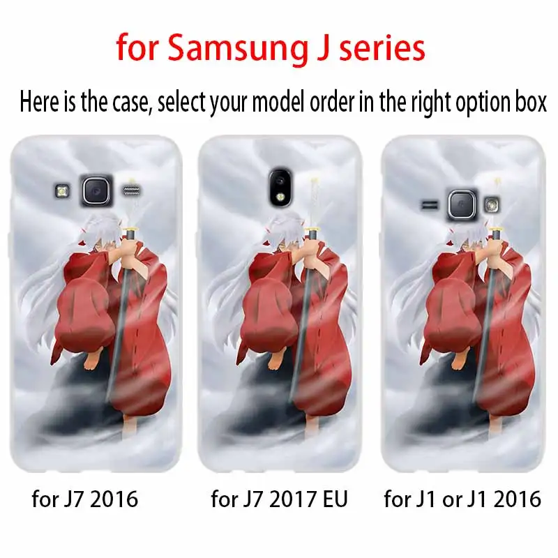 Inuyasha Japan Anime чехол из ТПУ силикона для Samsung Galaxy J6 J8 J3 J5 J7 J4 J2 J1 Plus 2018 2016 2017 EU Prime