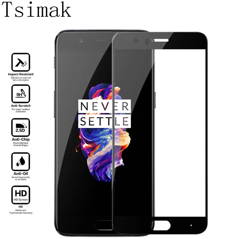 Tsimak закаленное стекло для Oneplus 3 3t 5 5T 6T 7 Pro защита экрана полное покрытие стекло защитная пленка