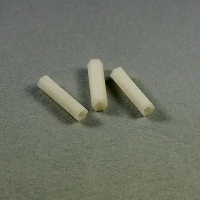 Lot50 метрики M3 30 мм с шестигранной Нейлон резьбовые двойной проход Распорки