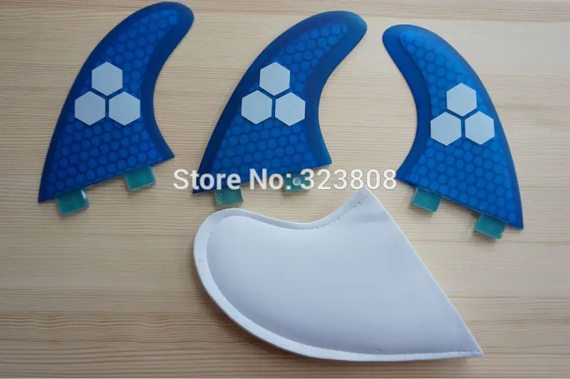 Бесплатная доставка яркие искусственные рифлёные плавники Thrusters G5 Fin (3 шт.) |