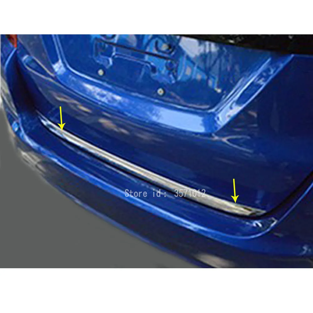 Для Honda Fit jazz 2014 2015 2016 2017 автомобильный Стайлинг Корпус задняя дверь бампер рамка