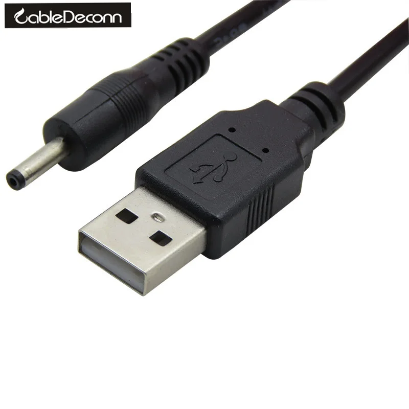 2 шт. 0 8 м USB Кабель зарядного устройства для DC 0*0 6 мм разъем dc2.0x0.6мм зарядный кабель