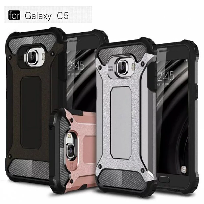 Новые защитные чехлы PC + TPU Hybird для Samsung Galaxy C5 C5000 с защитой от теплового излучения