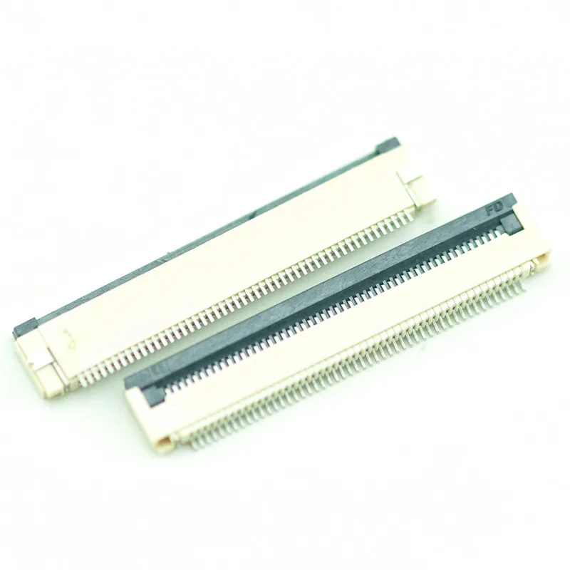 

NEW FFC/FPC Flat Cable Receptacle Connector 0.5MM 50P Clamshell Connector