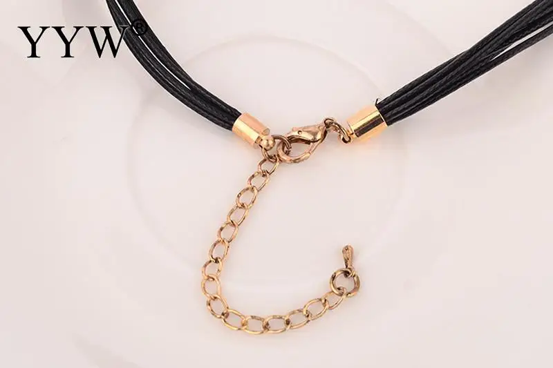 Ожерелье из искусственной кожи винтажное ожерелье с подвеской в форме пера