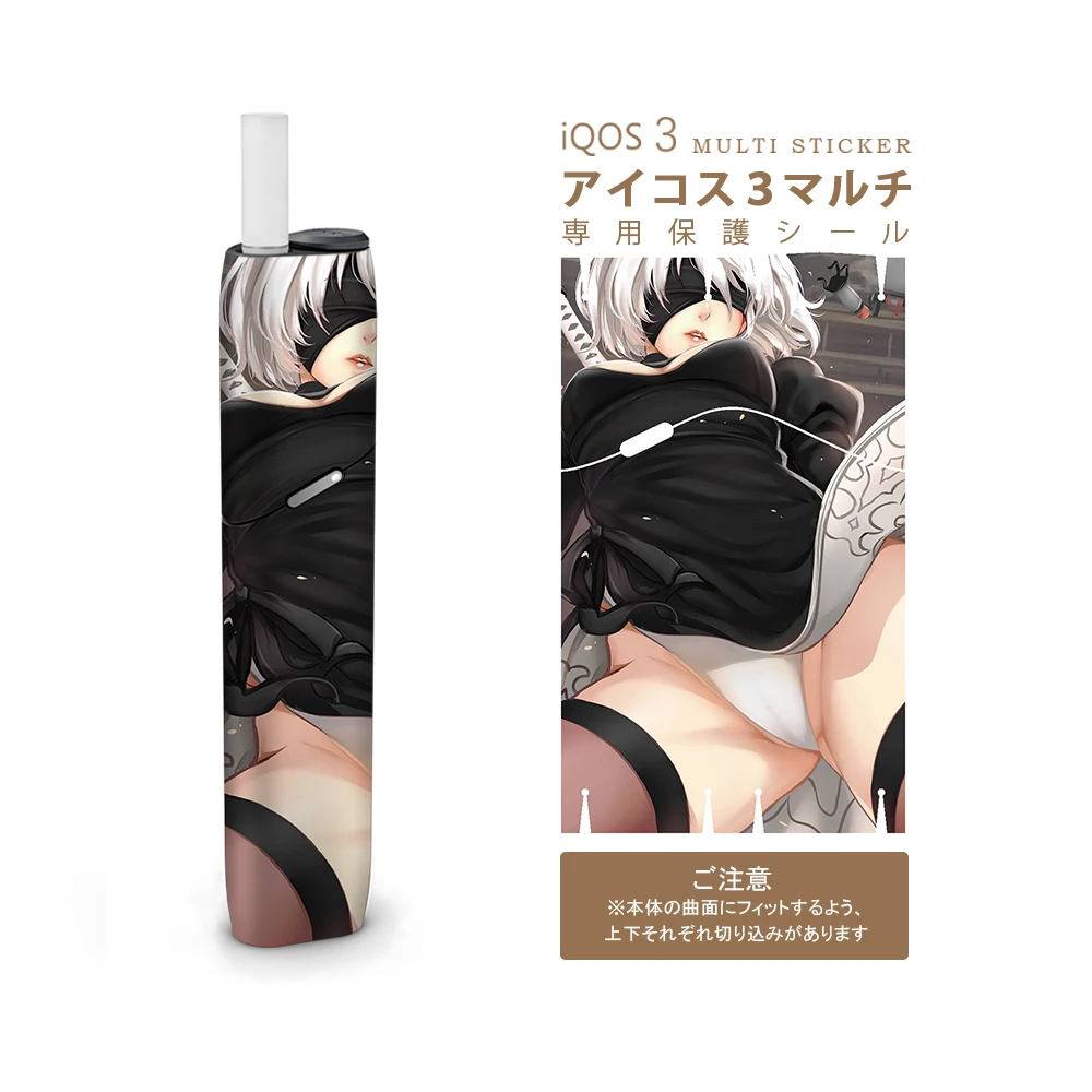 DM0024 SHIODOKI IQOS3 Мульти Кожа Наклейка для мульти 2.5D трехмерный сенсорный стикер-мультфильм девушка-10% скидка за 3 штуки - Цвет: DM0024