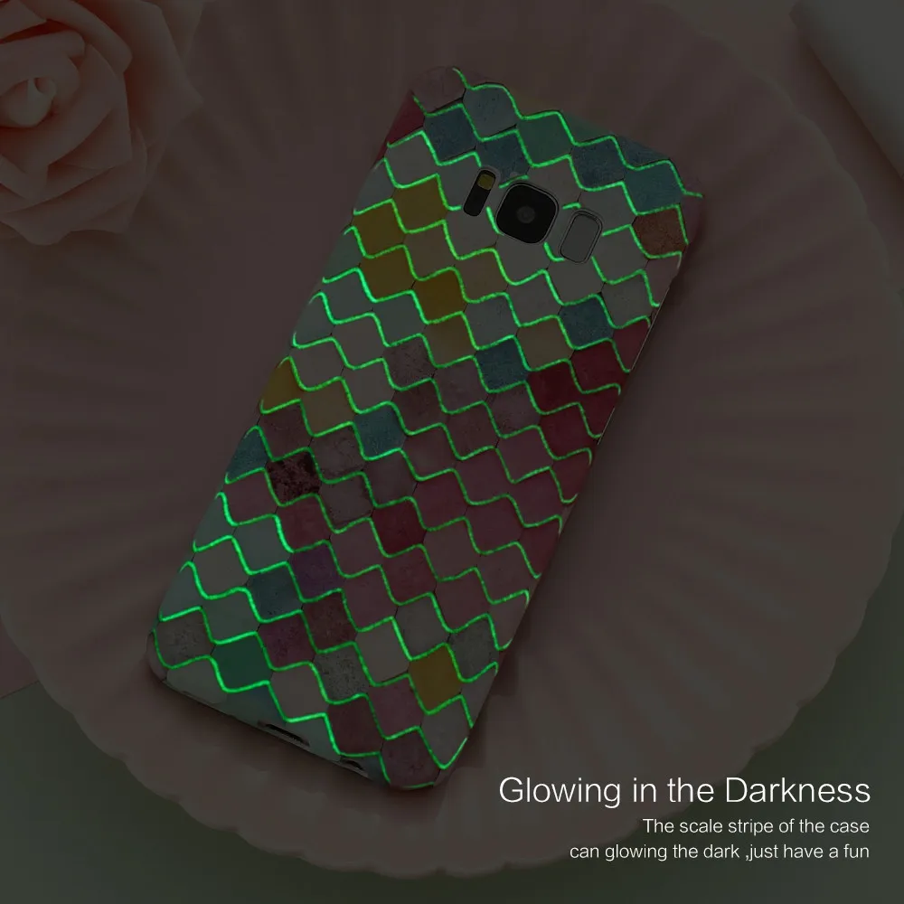 Светящийся чехол KISSCASE для Samsung Galaxy Note 10 S9 j5 j7 J6 J8 2018 цветной 3D A8 A7 A9 note 9 S7|Бамперы| |