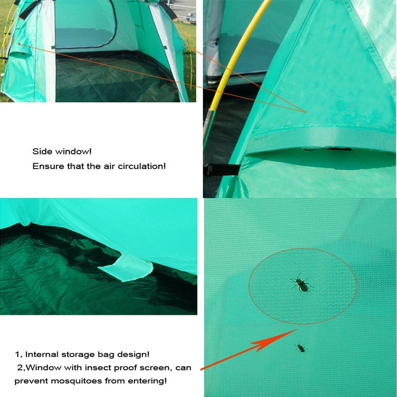 палатка Открытый Палатки Семейный Праздник Путешествия Палатка 3 4 Человек Горы с