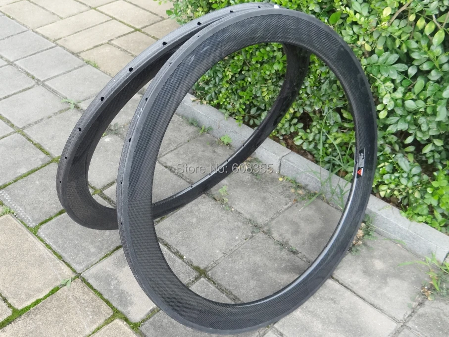 FLX RIM T06: углеродный глянцевый велосипедный дорожный велосипед 700c трубчатый обод