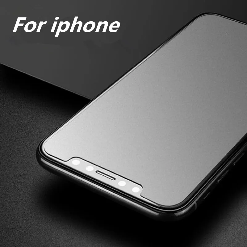 Матовая защитная Стекло Экран протектор на айфон X 7 Plus 6 S плюс 5 5S 5C SE матовый