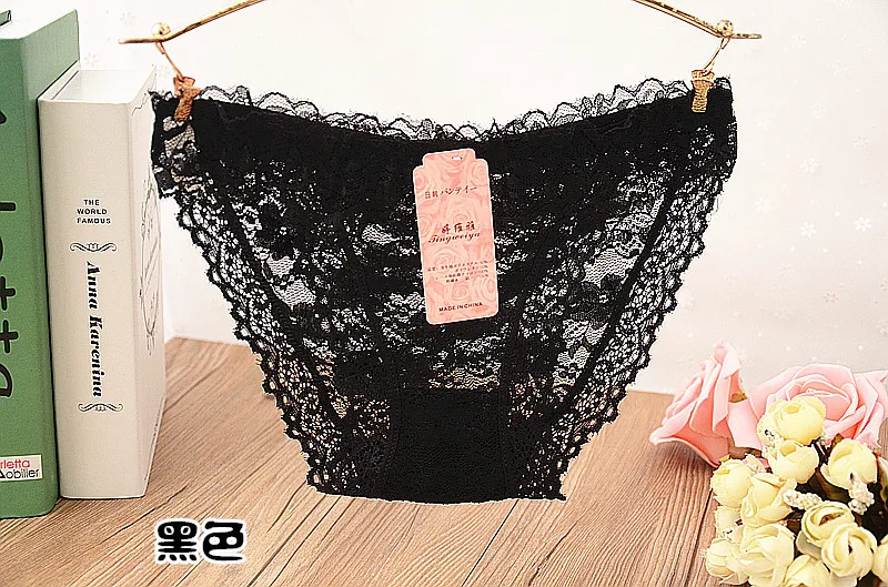 hot sale sexy underware women briefs transparent panties cute vs pink lace panty hollow out brief thongs and g strings |