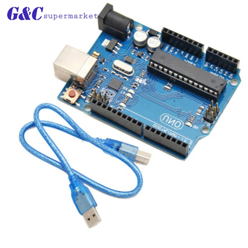 Для Arduino Uno R3 совместимый электронный ATmega328P микроконтроллер карты для