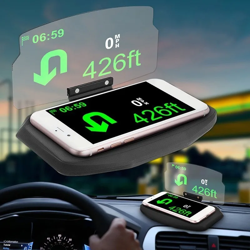 NS модифицированный автомобильный проектор для лобового стекла HUD Дисплей