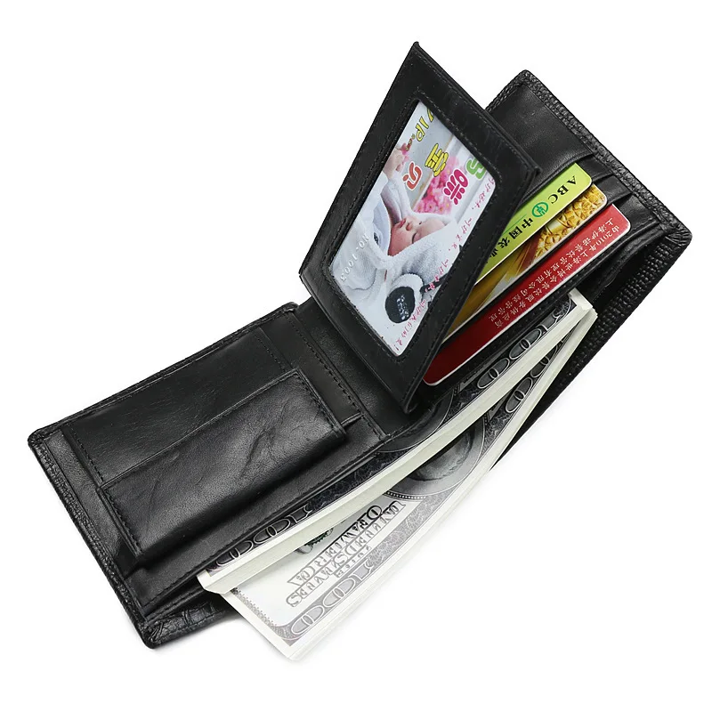 JINBAOLAI мужские кошельки ретро дизайн натуральная кожа Аллигатор голова зерна 3