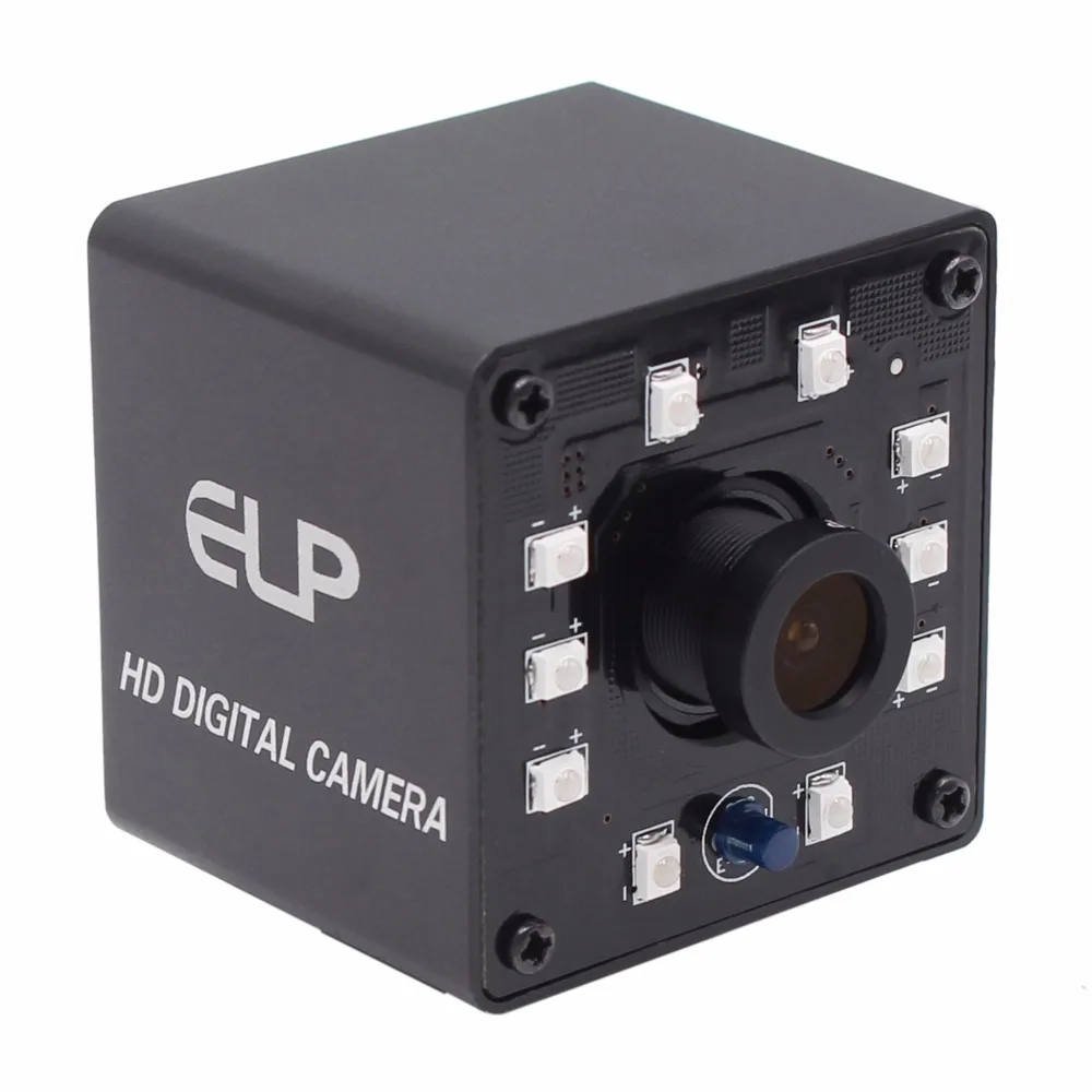 

ELP 480P 300K Pixels OV7725 Mini CCTV Webcam Day Night Vision Infrared Led CMOS IR CUT USB Camera for ATM Machine