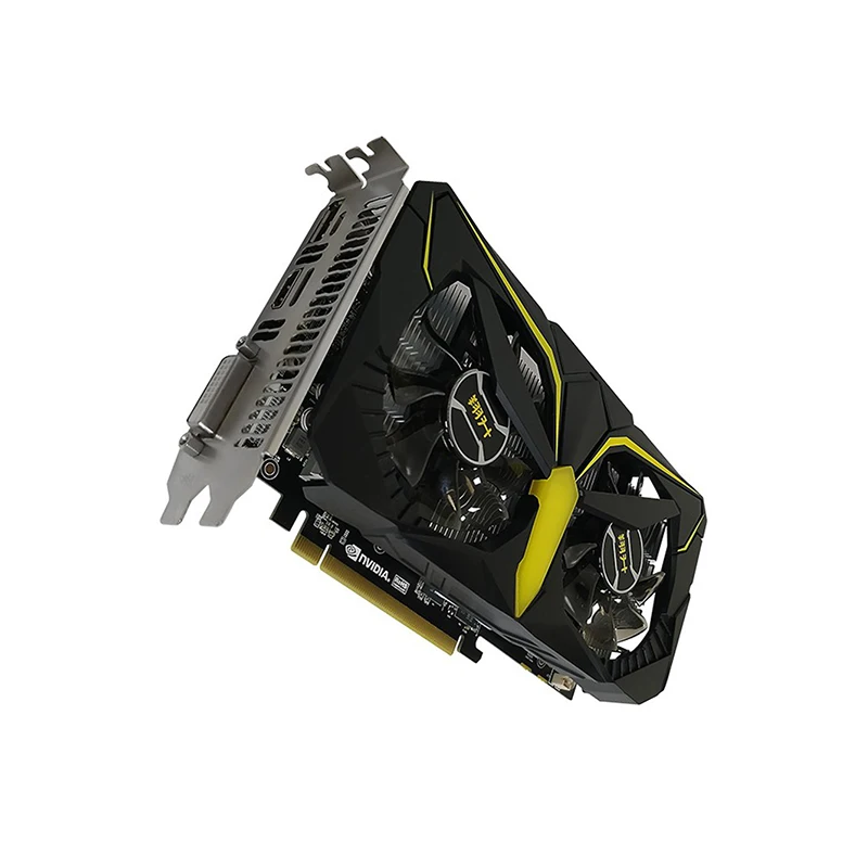 Графика карты ASL GTX1050Ti WarHawk 4 ГБ D5 GDDR5 7008 мГц 1290-1392 128bit HDMI + DVI 7680x4320 @ 60 Гц видео карта