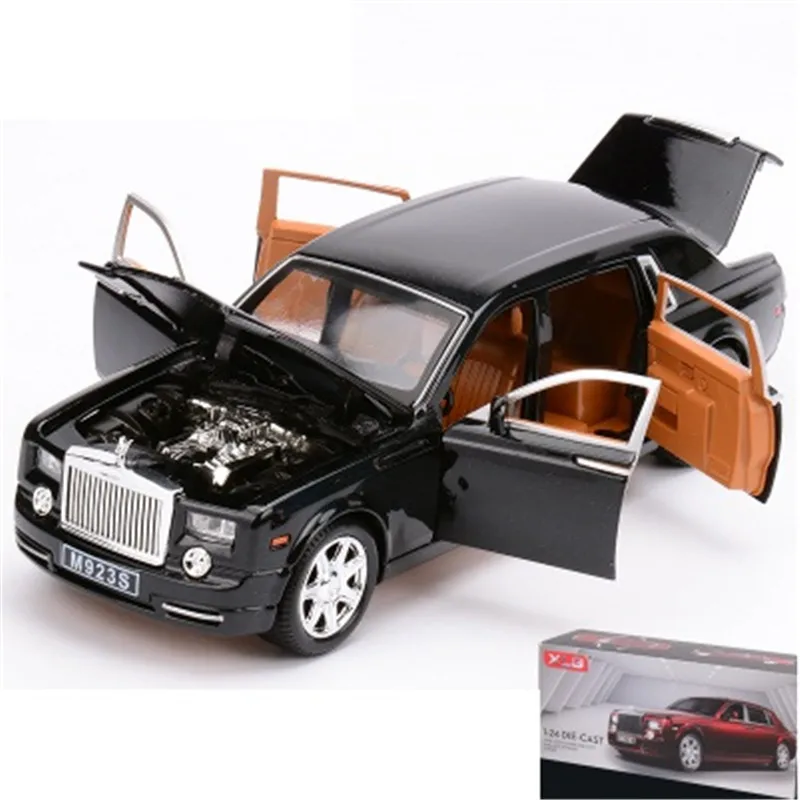 1/24 большой DieCasts сплав роскошная модель автомобиля коллектион L = 20 см дисплей W/6