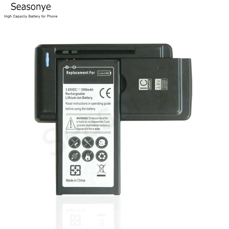 Seasonye 3x3500 мАч EB BJ510CBC сменный аккумулятор + универсальное зарядное устройство для