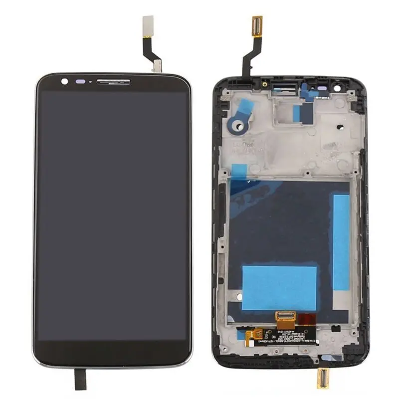 ЖК дисплей Дисплей и Сенсорный экран дигитайзер в сборе для LG G2 D800 D801 D803/D802 ремонт