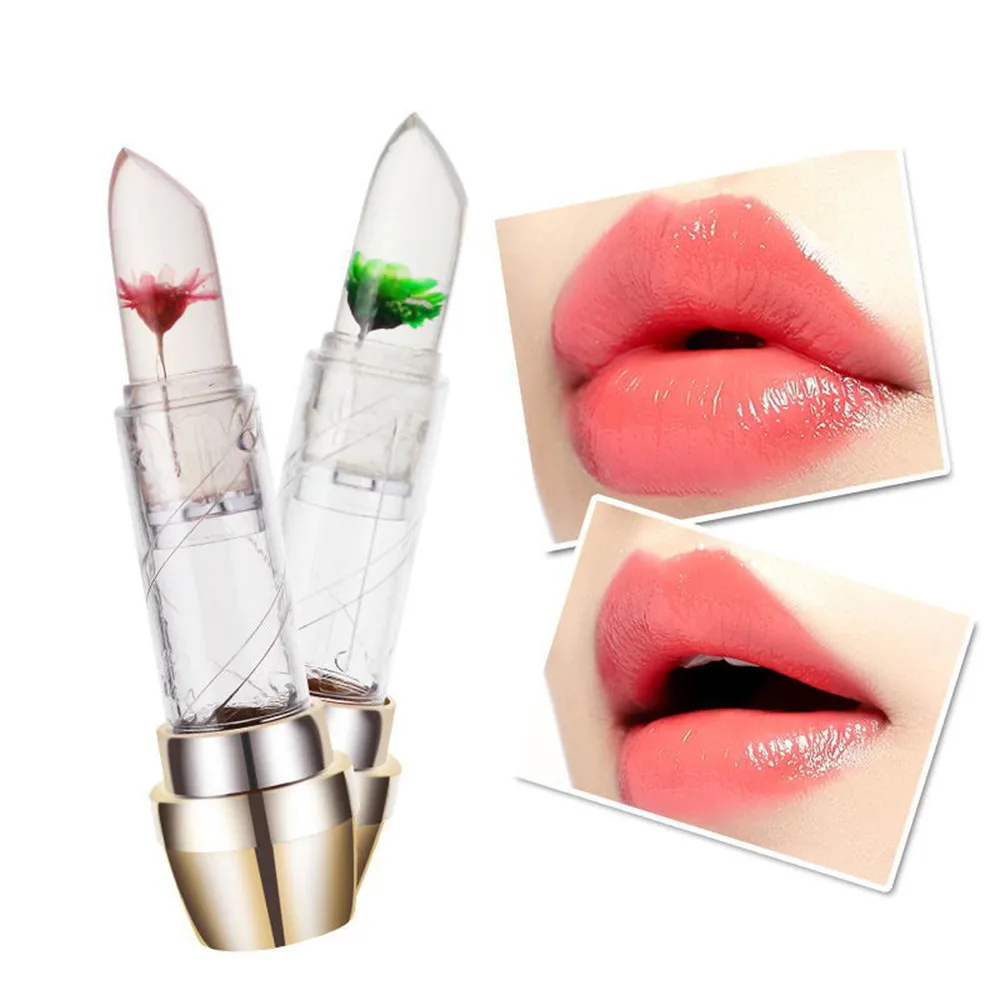 Waterproof Magic Jelly Flower Color Temperature Change Moisturizer Lip Lipstick maquiagem мтовя помда rouge a levre makyaj #04 |