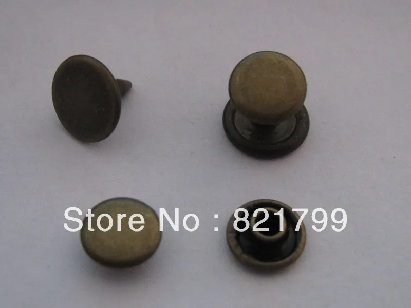 

8mm rivet antique brass color rivet jeans 200sets