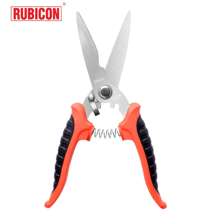 Японские Ножницы для садовой резки RUBICON 203 мм (8 дюймов) с зубчатой ручкой