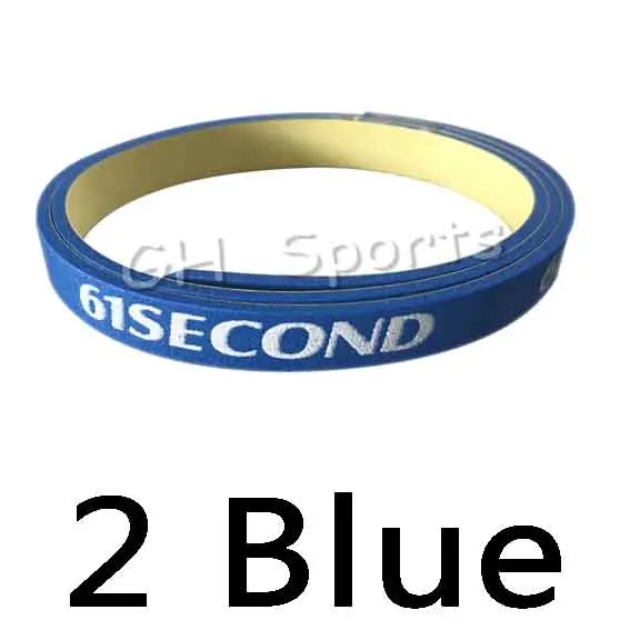 2 Blue 2 шт. 61second профессиональная ракетка для настольного тенниса для защиты кромок поролоновая лента анти-столкновения лента аксессуары для настольного тенниса - Цвет: 2 Blue