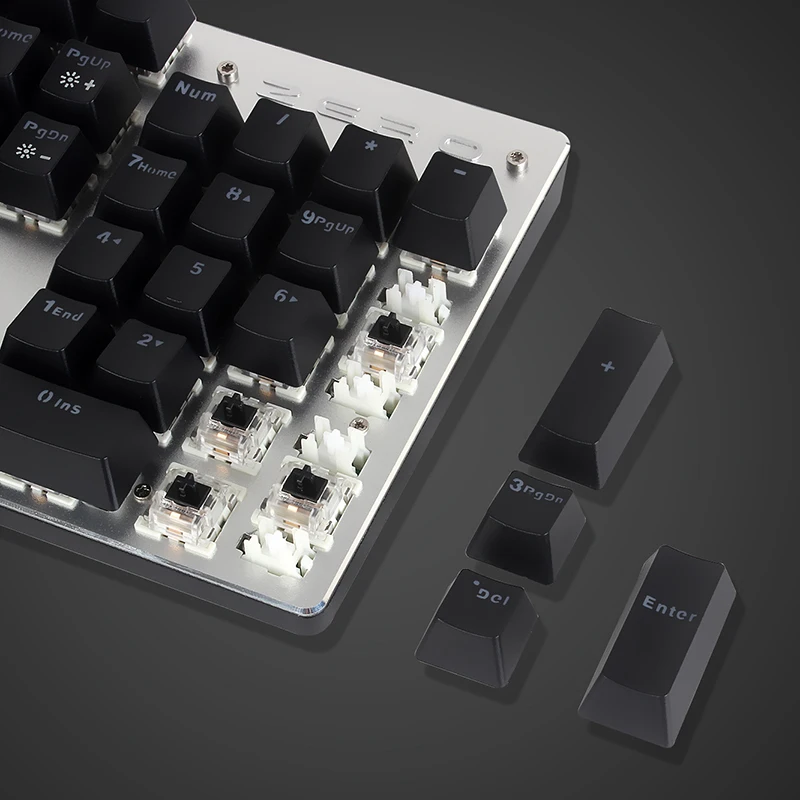 Metoo русская + Арабская игровая механическая клавиатура с подсветкой анти