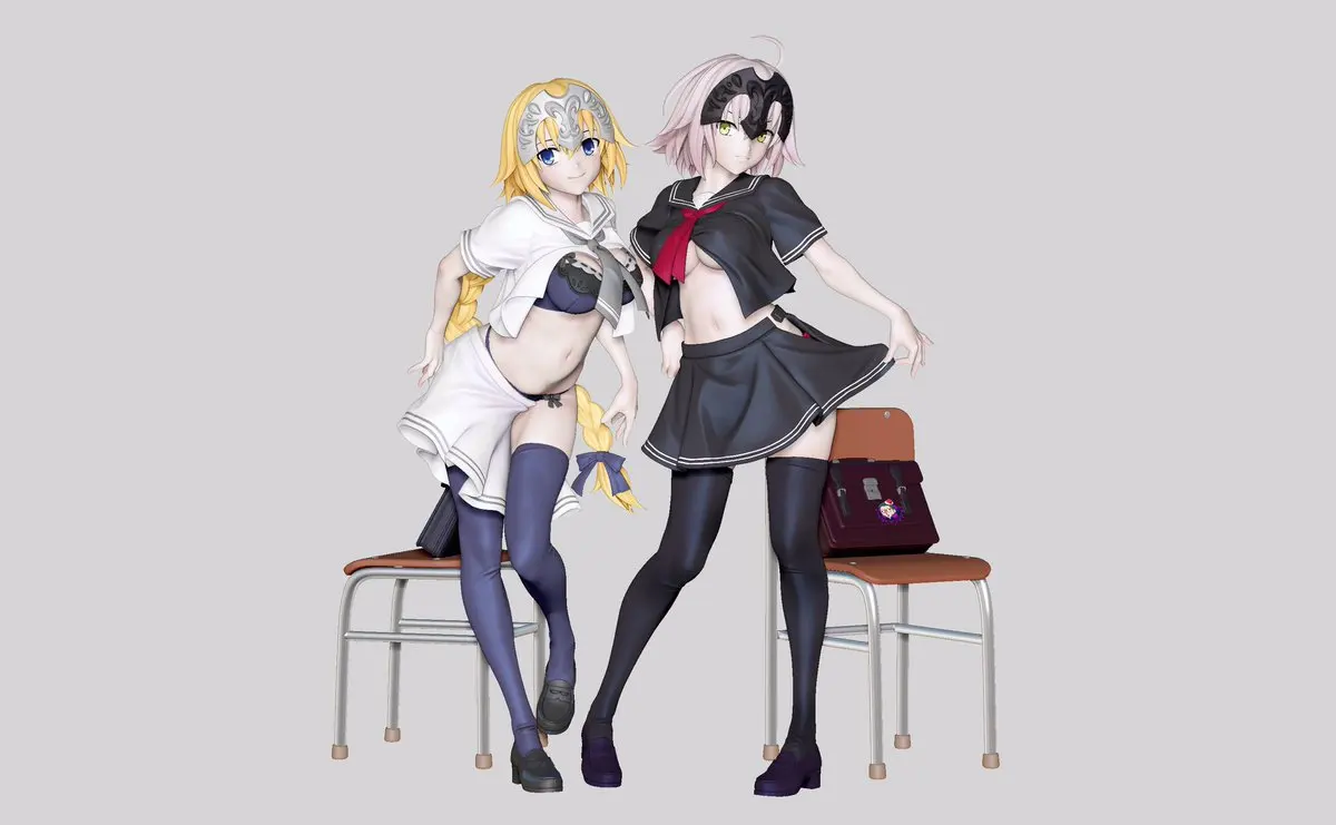 

Fate/Grand Orde Grand Order Uniforms saber figure sailor suit figura model Xmas gift T30