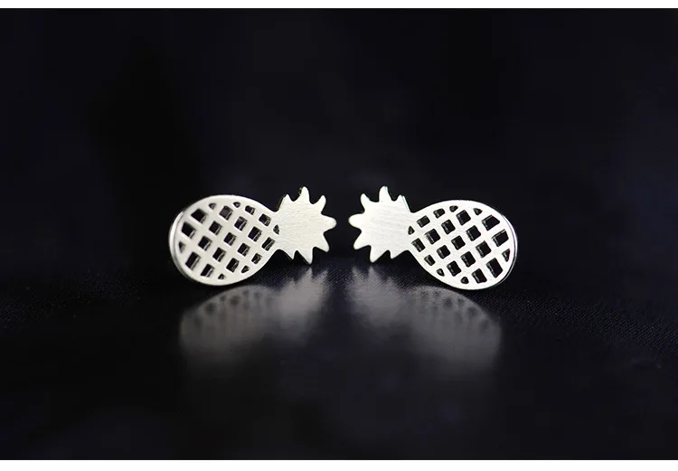 Fashion Hollow Pineapple Shape Stud Earrings For Women Casual Style Girl Earring Gifts EH601 | Украшения и аксессуары