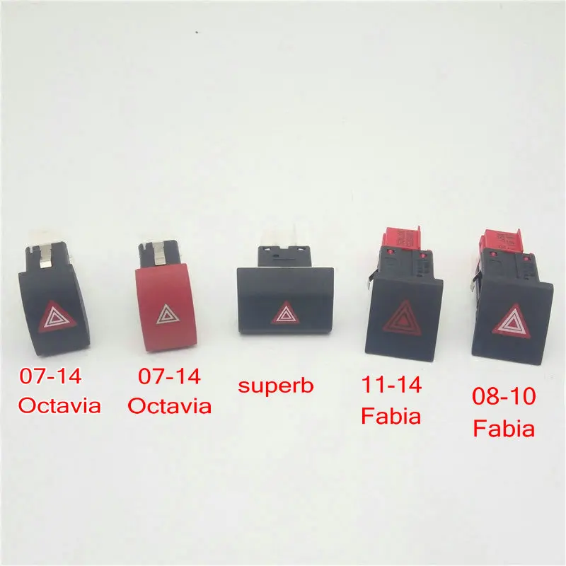 

Apply to SKD Octavia Fabia superb pie Double flash switch Emergency light switch 5J0 953 235