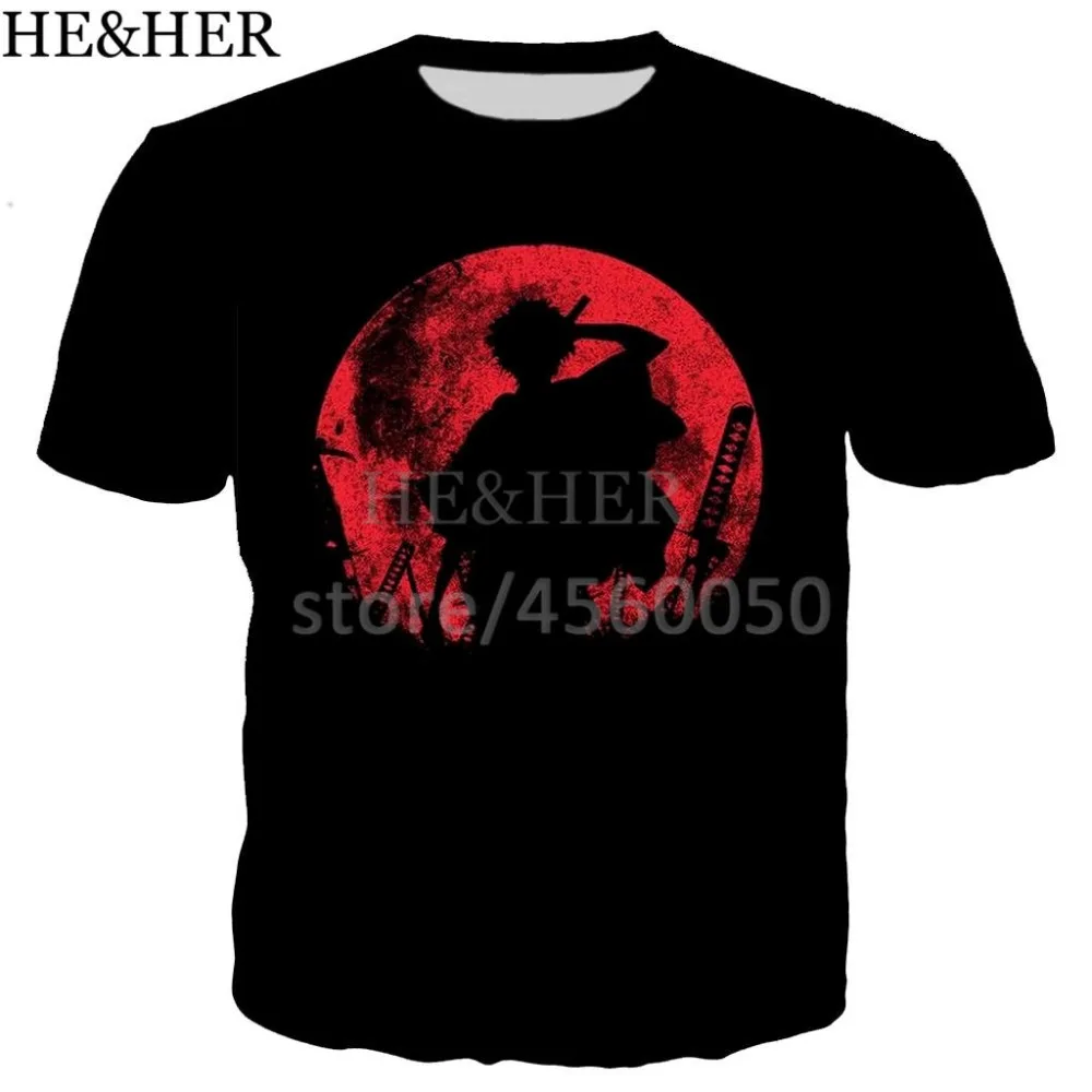 

Anime Samurai Champloo t shirt men women 3D print Novelty funny t shirts summer tops hip hop tshirt streetwear