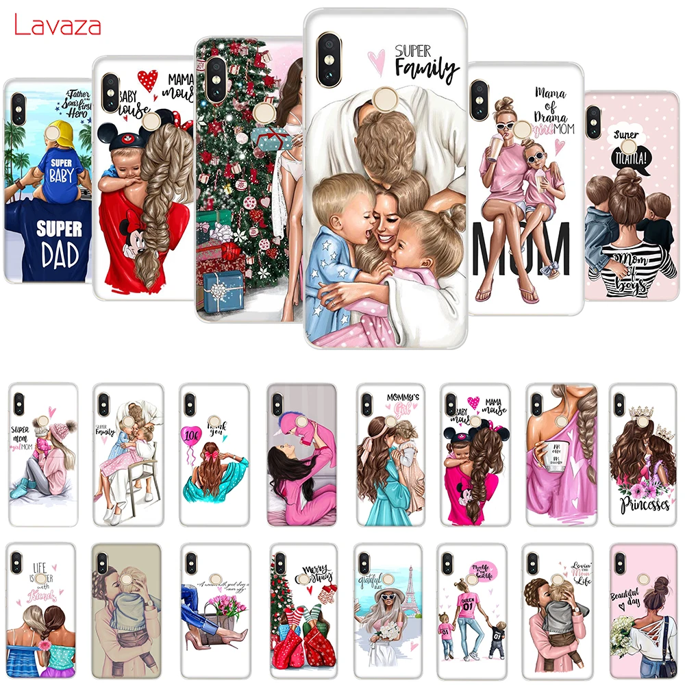 Lavaza Brown Hair Baby Mom Girl Queen Hard Phone Cover for Huawei P30 Pro Lite Nova 3 3i Honor 8 9 10 7A Case | Мобильные телефоны