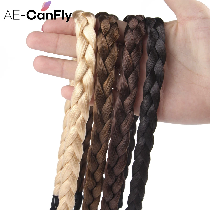 AE CANFLY 1 5 см Ретро парик блонд оплетка повязка на голову из искусственных волос