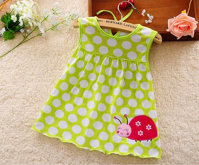 2018 милое платье для маленьких девочек Vestido infantil хлопковые платья трапециевидной