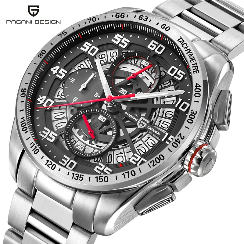 Relogio Masculino PAGANI DESIGN Luxury Brand Waterproof Military Quartz Wrist Watch Man Chronograph Diver Sport Clock Men Reloj | Наручные