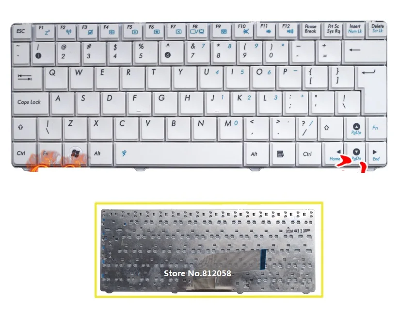 Клавиатура SSEA для ноутбука Asus N10 N10J N10A N10C N10E N10JC|keyboard for asus|asus keyboard laptoplaptop asus |
