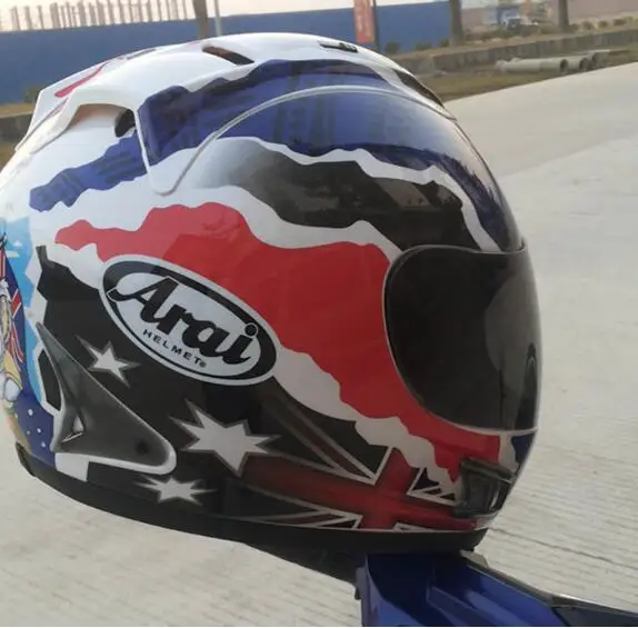 Мотоциклетный шлем полный ARAI мотоциклетный ECE Синий Бесплатная доставка |