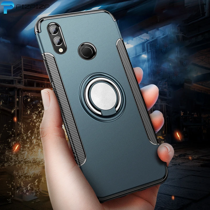 Чехол с держателем на 360 кольцах Для Huawei P30 Pro P20 P10 Mate 20 Honor 8 9 10 Lite 8X 7X P Smart 2019 Nova 3 3i 4
