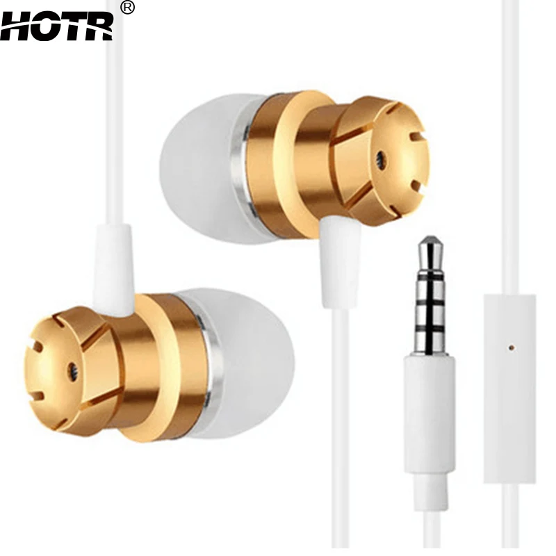 HD Good Sound Quality Stereo Earphone Turbine Wired Headset with Microphone 3.5mm Earpiece Headpiece auscultador | Электроника