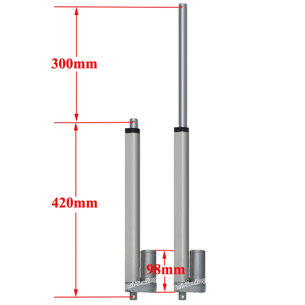 Комплект для отслеживания солнечной батареи с 2 осями линейный привод 2*12 дюймов и