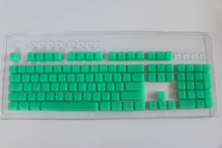 Dark green MP Новое поступление 104 силиконовые брелки пустые брелки OEM высота для проводных USB Cherry MX переключатели механические клавиатуры колпачки - Цвет: Dark green