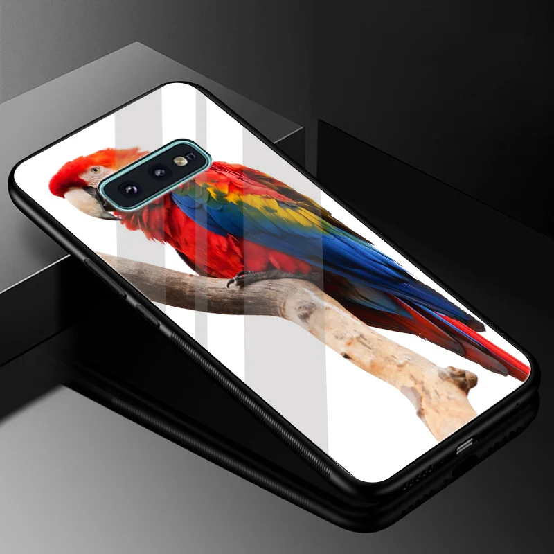 Colorful Tempered Glass Case Mirror For Samsung Galaxy A10 A20 A30 A40 A50 A60 A70 S7 Edge S8 S9 Plus Note 8 9 S10 Cover |