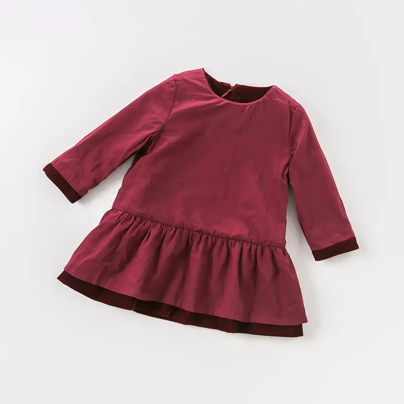 dave bella autumn baby Princess dress girls A-line children party wedding clothing infant toddler clothes | Детская одежда и обувь