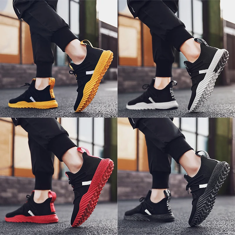 2019 New Casual Shoes Men Breathable Autumn Summer Mesh Sneakers Fashionable Lightweight Movement Basket |