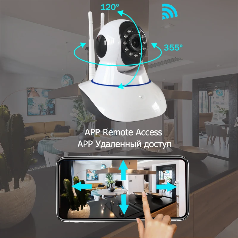 Видеонаблюдения Мини IP Камера ONVIF Wi-Fi P2P Беспроводной HD 720 P Wi-Fi Дома Видеонаблюдения Ночное видение Камера Cam lintratek